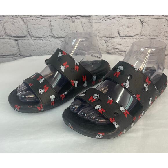 Disney x Crocs Minnie Mouse size M 5/W 7 good used condition Park Exclusive! - Picture 3 of 8